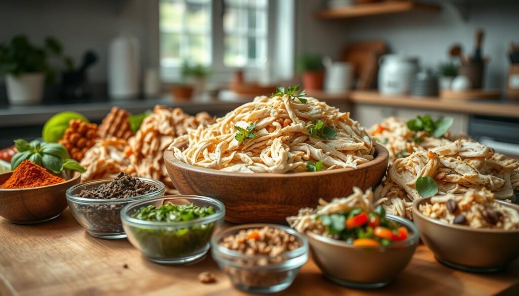 Flavor variations and seasoning ideas for shredded chicken Flavor variations and seasoning ideas for shredded chicken