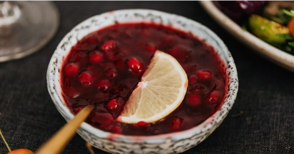 Cranberry Sauce with Orange Juice