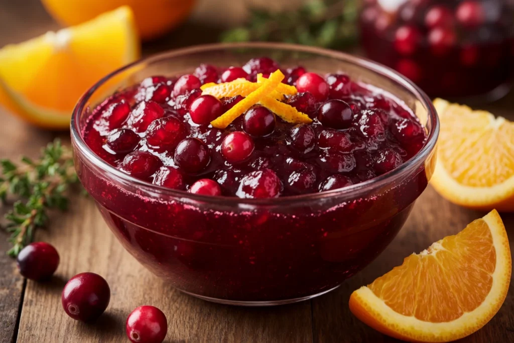 Cranberry Sauce with Orange Juice