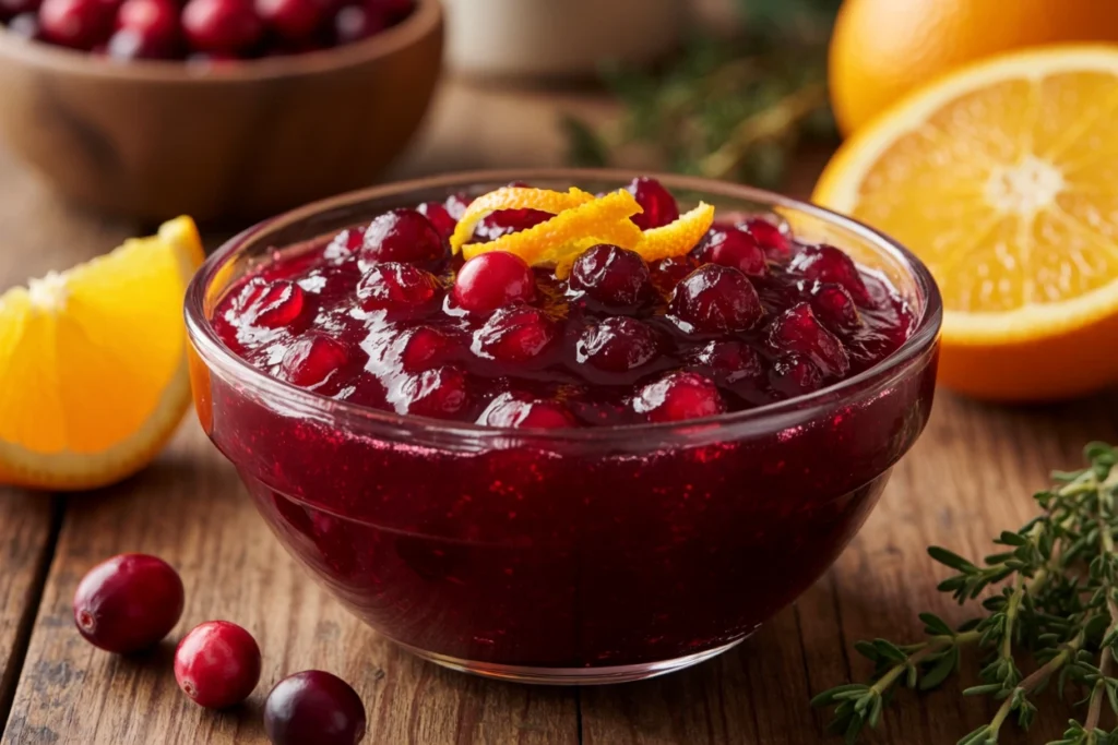 Cranberry Sauce with Orange Juice