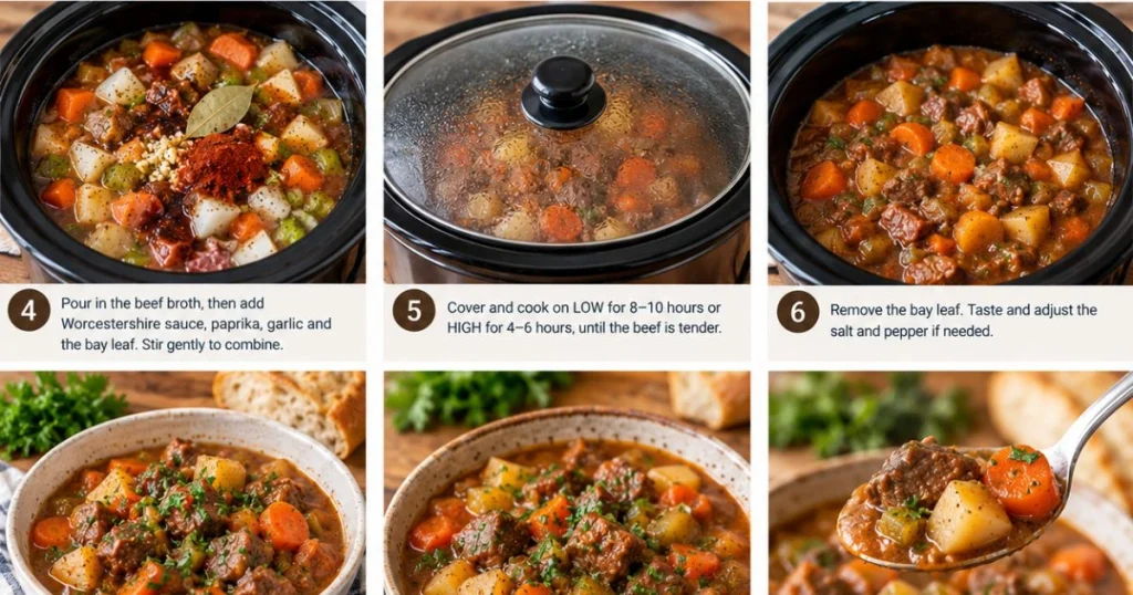 Slow Cooker Beef Stew 6 Slow Cooker Beef Stew