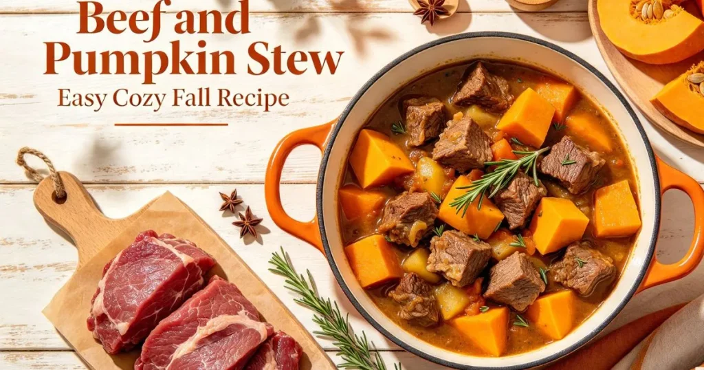 Beef and Pumpkin Stew: Easy Cozy Fall Recipe 4 Beef and Pumpkin Stew