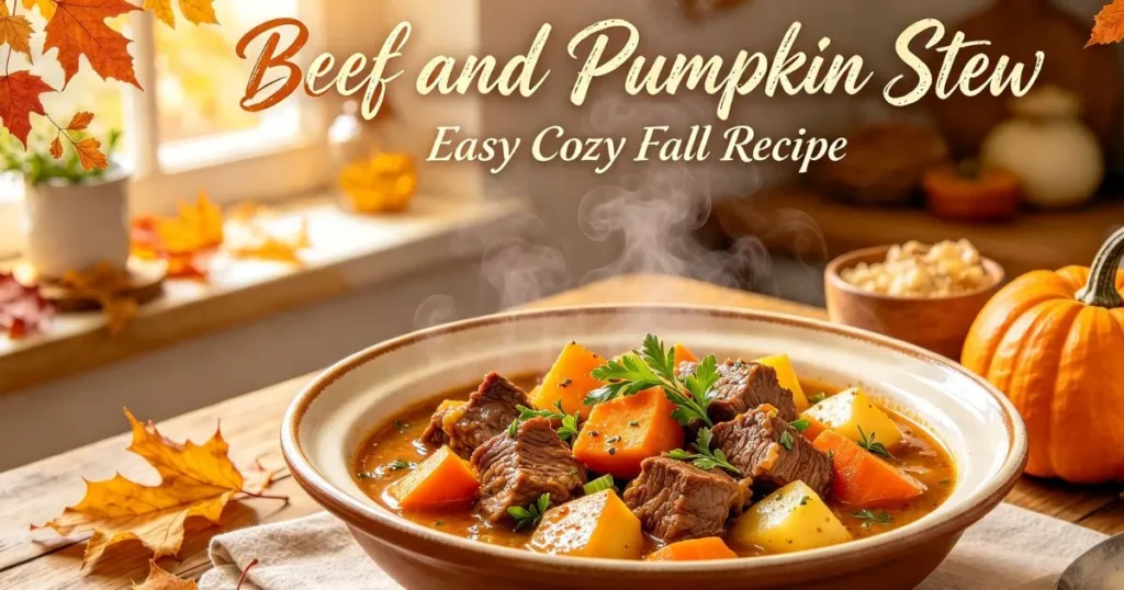Beef and Pumpkin Stew: Easy Cozy Fall Recipe 2 Beef and Pumpkin Stew