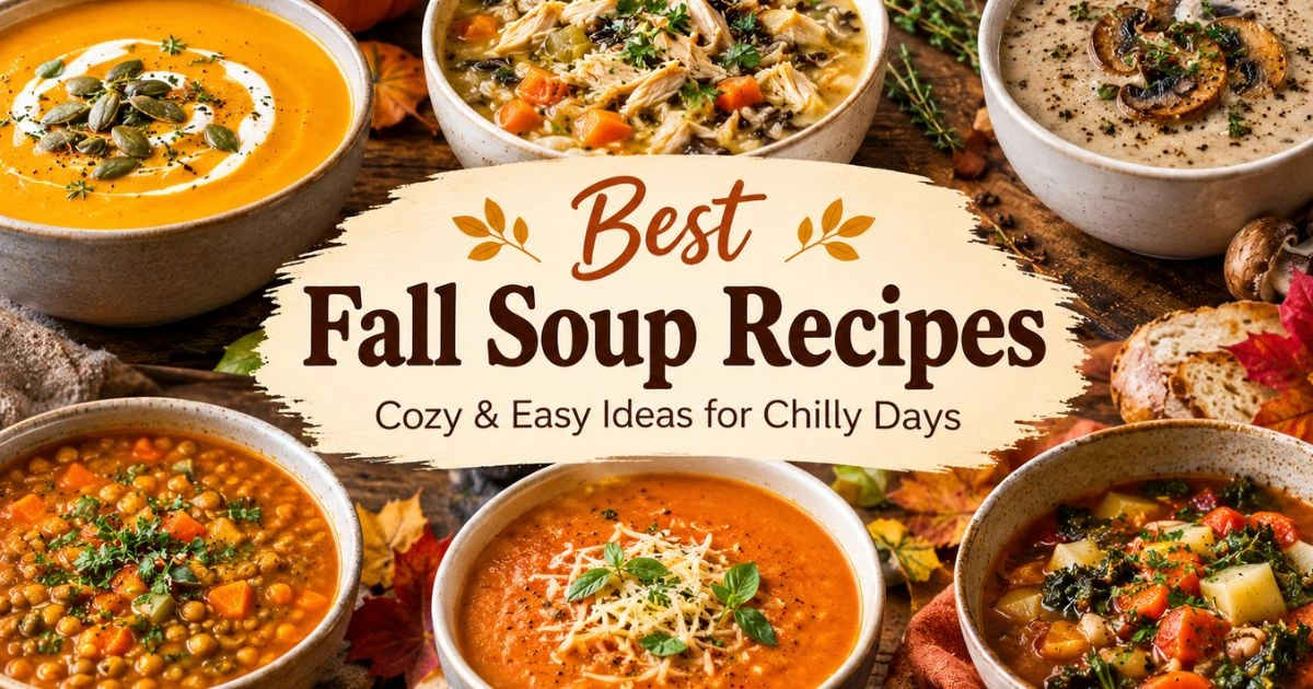 Best Fall Soup Recipes: Cozy and Easy Ideas for Chilly Days