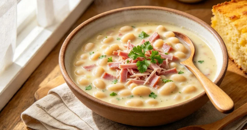 bean soup with ham recipe